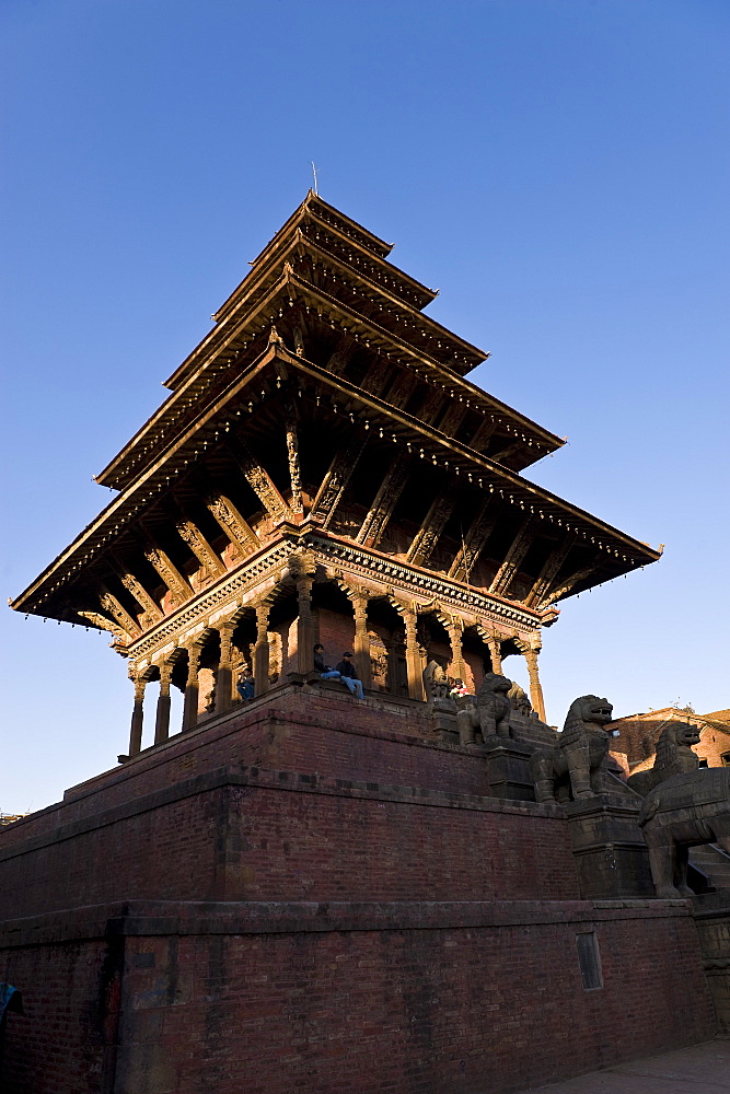 Nyatapola, Bhaktapur, UNESCO World Heritage Site, Kathmandu Valley, Nepal, Asia