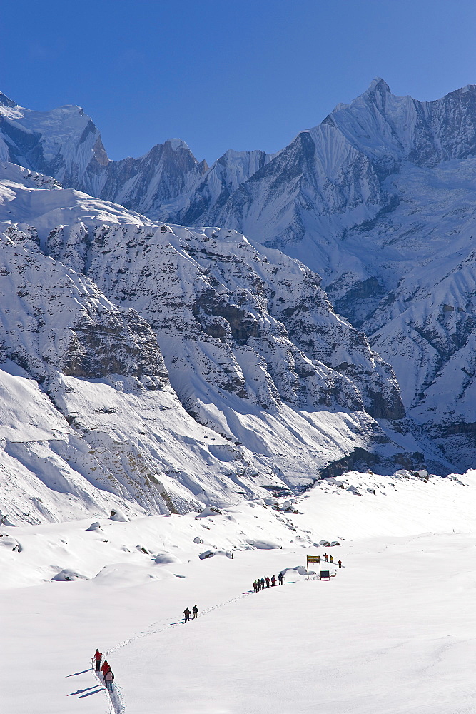 Annapurna Base Camp, Annapurna Himal, Nepal, Himalayas, Asia