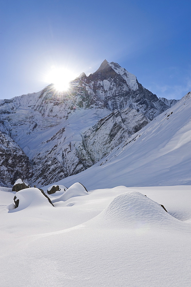 Annapurna Base Camp, Annapurna Himal, Nepal, Himalayas, Asia