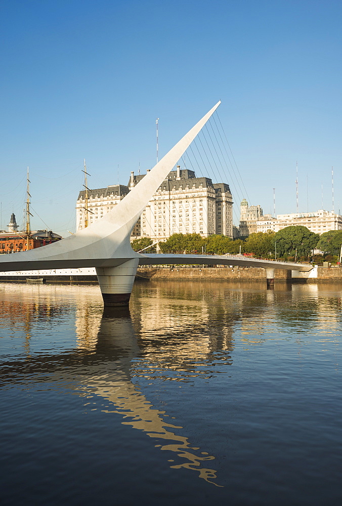 Puente de la Mujer (Bridge of the Woman), Puerto Madero, Buenos Aires, Argentina, South America