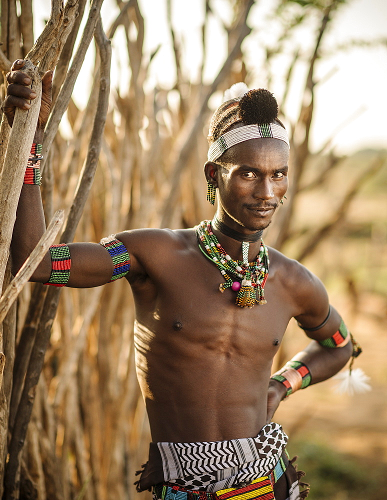 Portrait of Sabe, Hamar Tribe, Omo Valley, Ethiopia, Africa