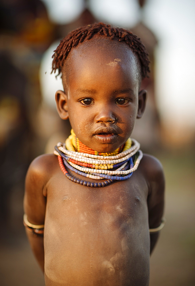 Portrait of Gadi, Hamar Tribe, Omo Valley, Ethiopia, Africa