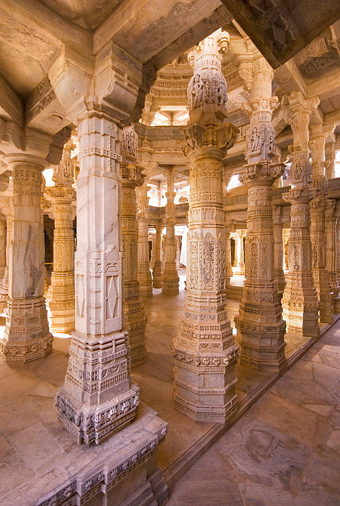 Chaumukha Temple, Ranakpur, Rajasthan, India, Asia