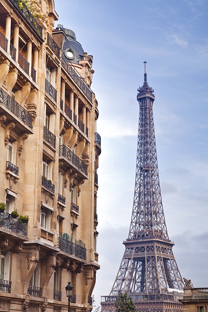 The Eiffel Tower in Paris, France, Europe