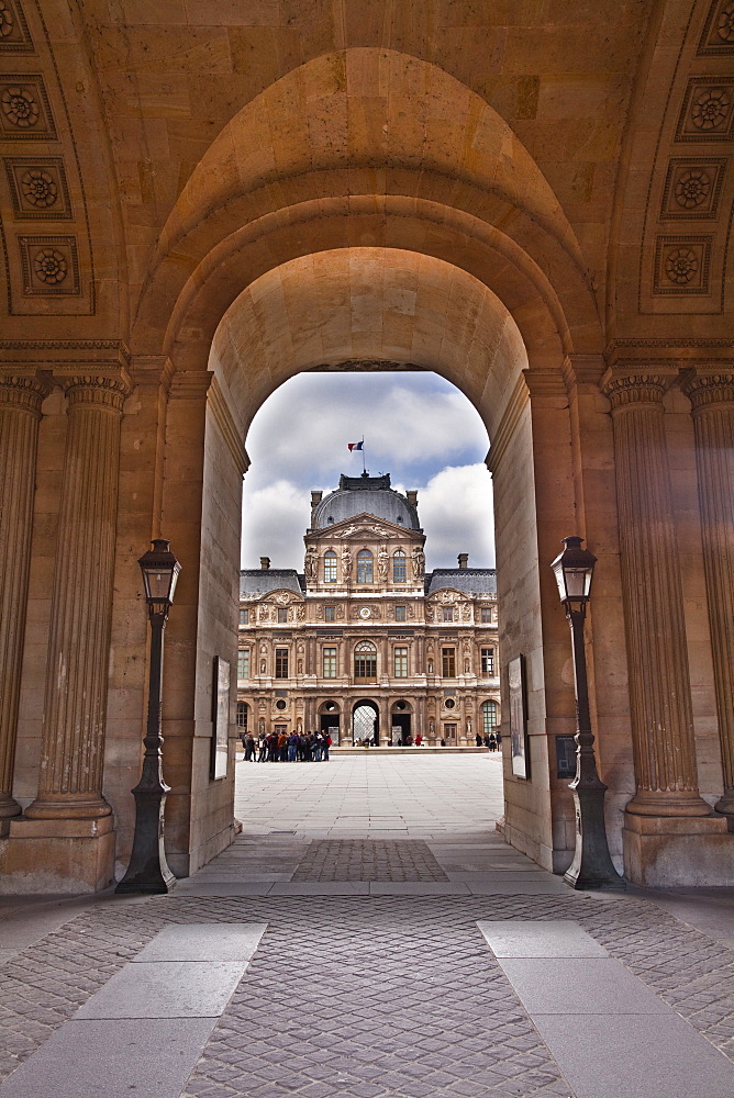 The Musee du Louvre in central Paris, France, Europe