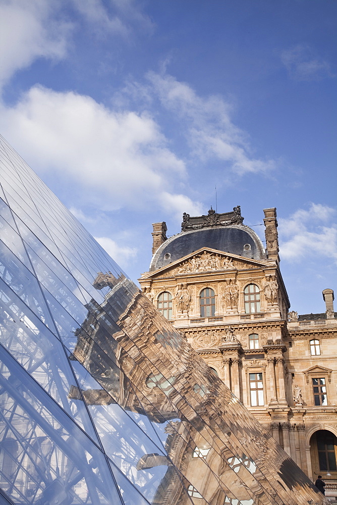 The Musee du Louvre in central Paris, France, Europe