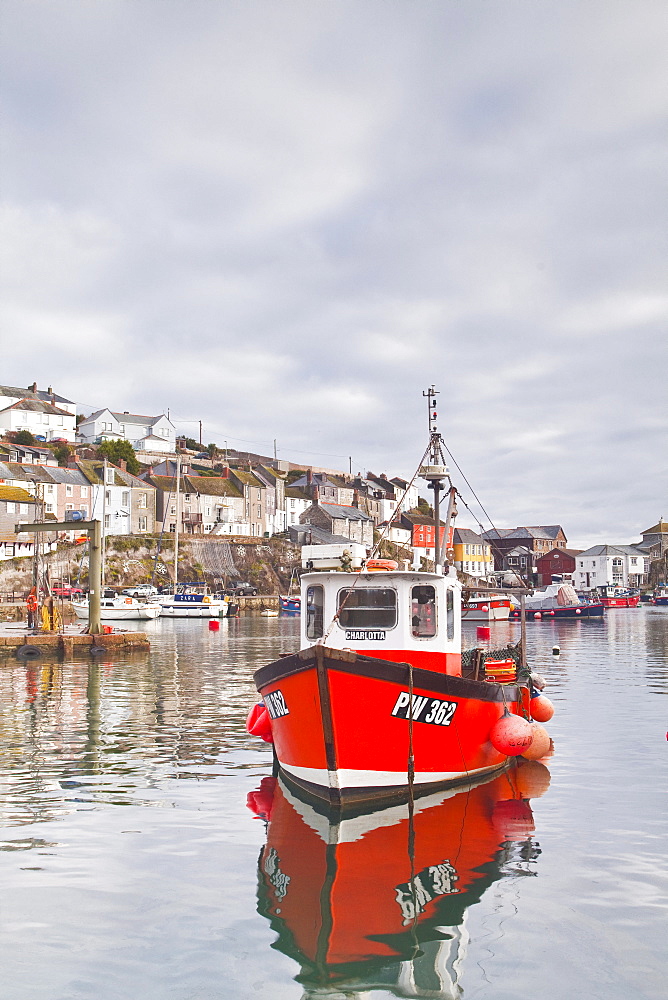 The small fishing village of Mevagissey in Cornwall, England, United Kingdom, Europe