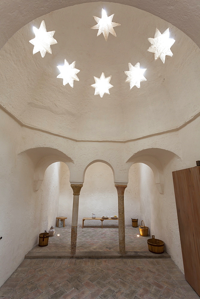 Banos del Almirante (Admiral's Baths), Arab style baths dating from the 14th century, Valencia, Spain, Europe