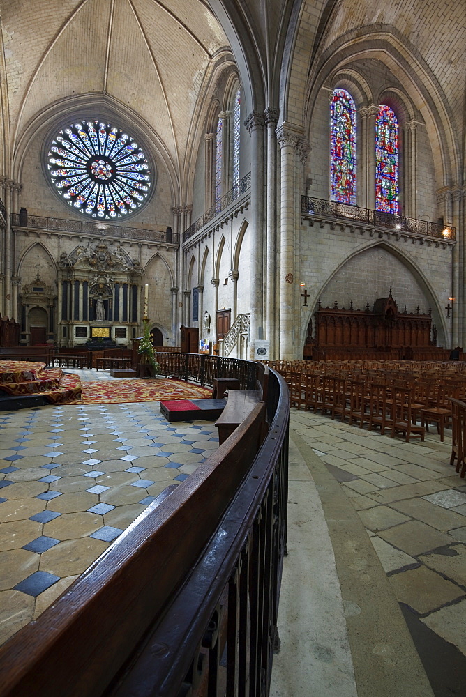 Angers Cathedral, Angers, Anjou, Maine-et-Loire, Pays de la Loire, France, Europe