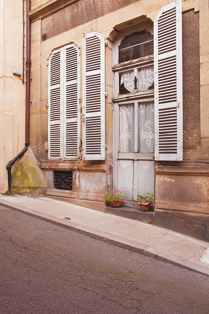 An old house in the town of Autun, Burgundy, France, Europe