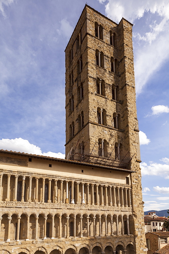 The church of Santa Maria della Pieve, Arezzo, Tuscany, Italy, Europe