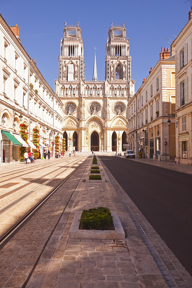 The Cathedrale Sainte Croix d'Orleans (Cathedral of Orleans), Orleans, Loiret, France, Europe