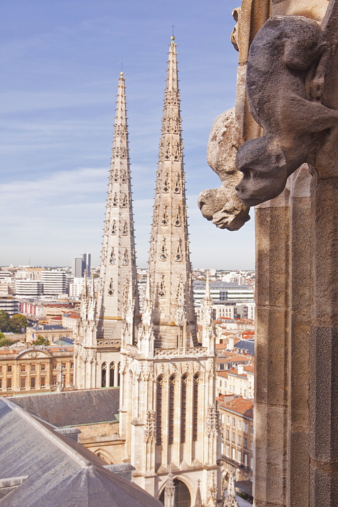 Bordeaux Cathedral (Cathedrale Saint-Andre de Bordeaux), Bordeaux, Gironde, Aquitaine, France, Europe