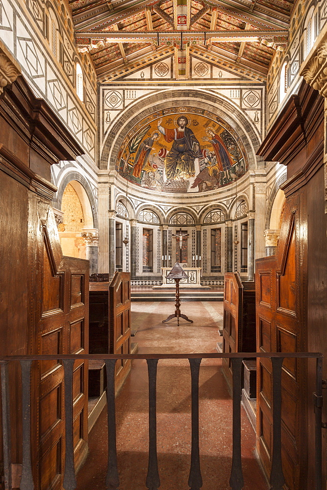 Basilica di San Miniato al Monte, Florence, Tuscany, Italy, Europe