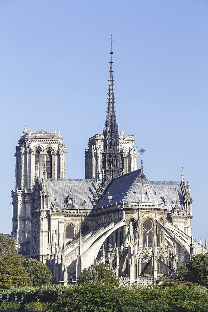 Notre Dame de Paris Cathedral, Paris, France, Europe