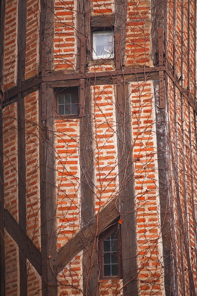 Wood beamed house, Tours, Indre-et-Loire, France, Europe