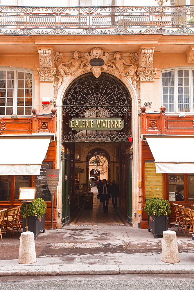 Galerie Vivienne in central Paris, France, Europe