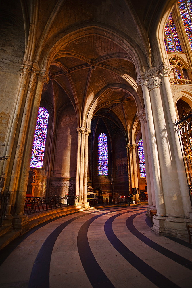 Chapels inside Saint Gatien cathedral, Tours, Indre-et-Loire, Centre, France, Europe 