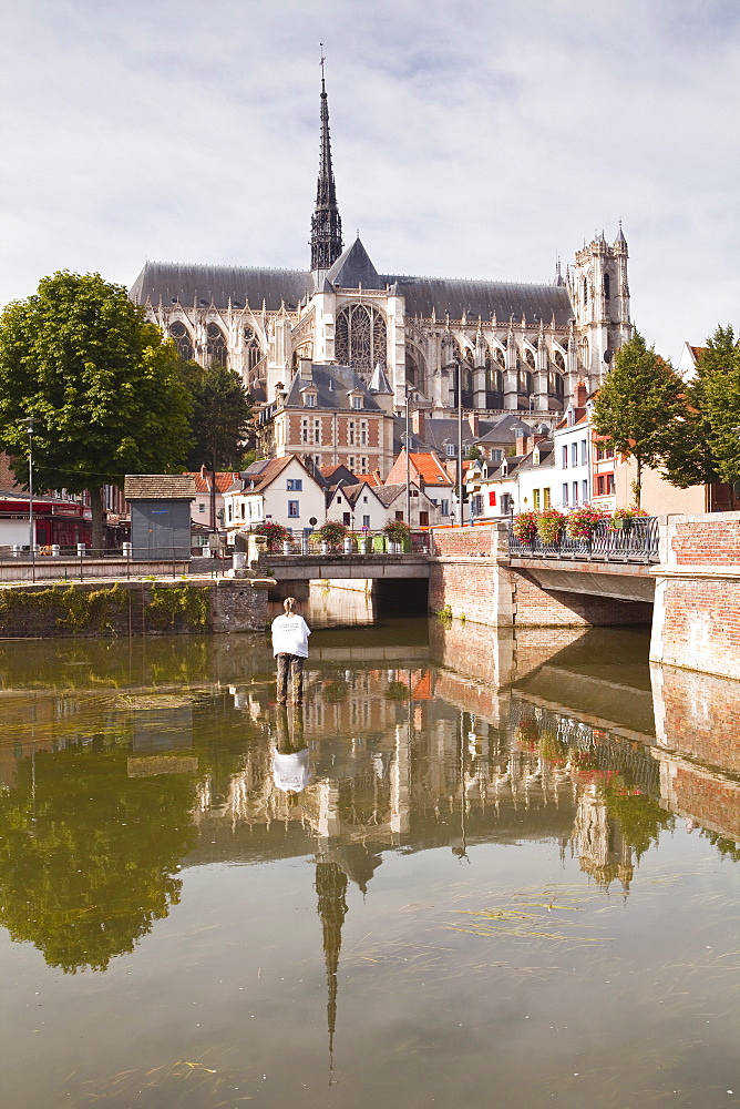 Notre Dame d'Amiens Cathedral, UNESCO World Heritage Site, Amiens, Somme, Picardy, France, Europe