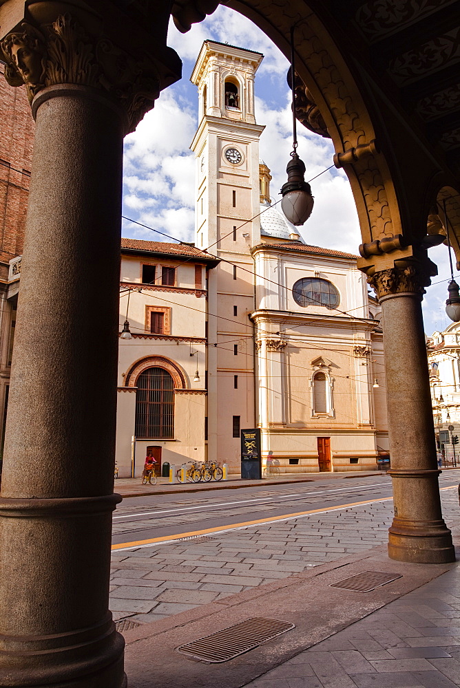 The church of San Tommaso Apostolo, Turin, Piedmont, Italy, Europe