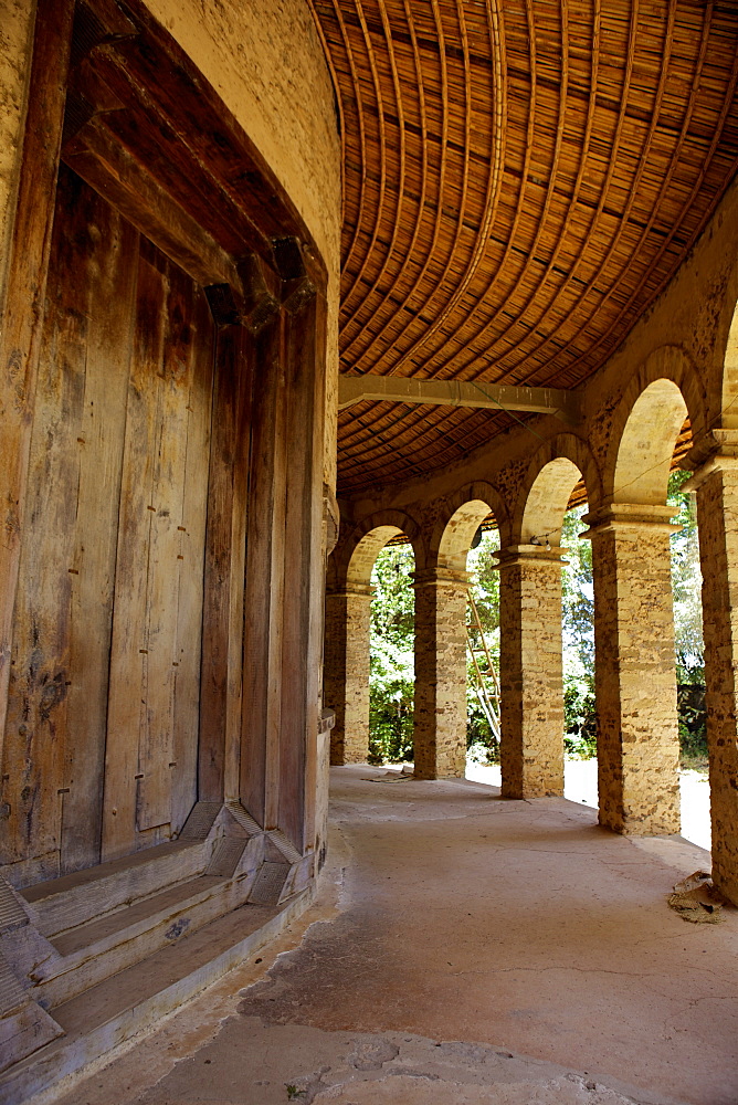 Narga Selassie island monastery, Lake Tana, Zege Peninsula, Ethiopia, Africa