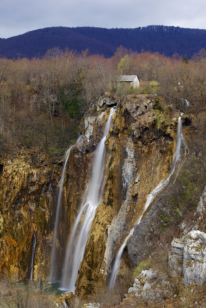 Waterfalls in Plitvice Lakes National Park, UNESCO World Heritage Site, Plitvice, Croatia, Europe