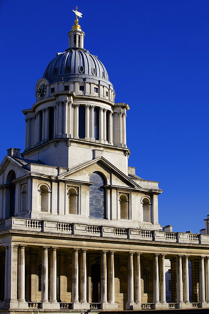 Royal Naval College by Sir Christopher Wren, UNESCO World Heritage Site, Greenwich, London, England, United Kingdom, Europe