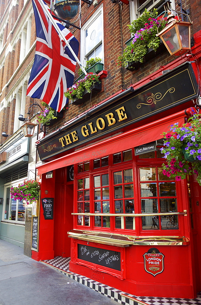 The Globe pub in Covent Garden, London, England, United Kingdom, Europe