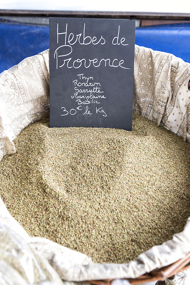 Herbes de Provence on a summer market, Provence, France