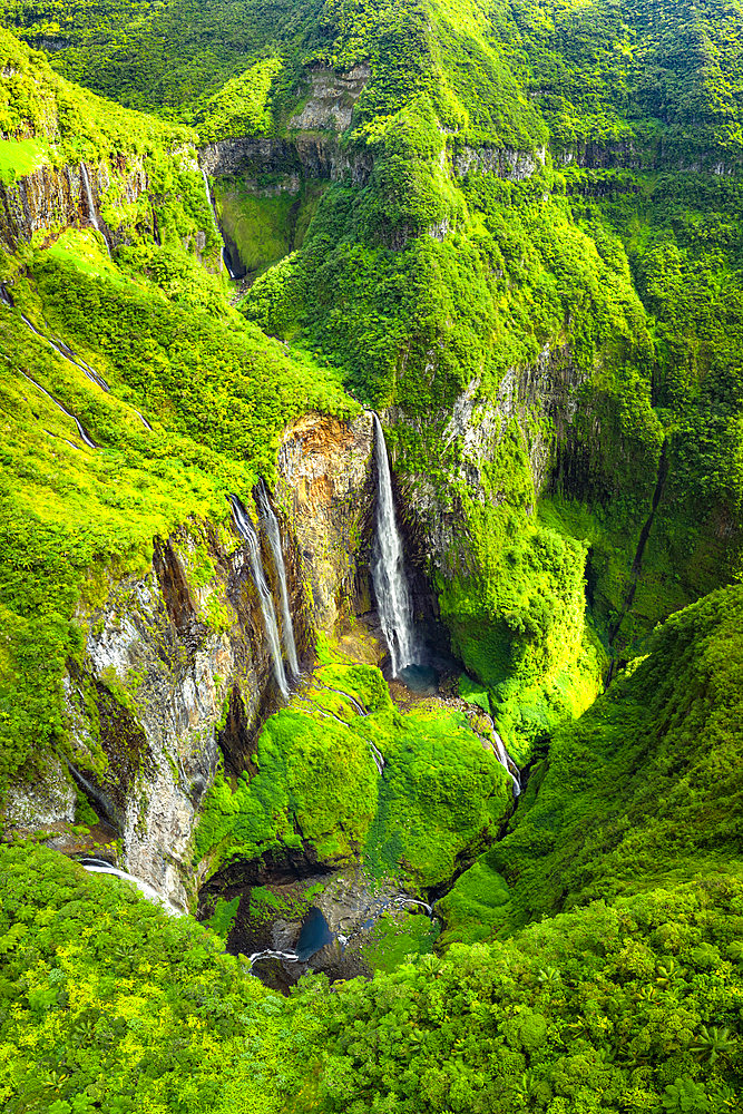 The Trou de fer, Bras-Panon, Salazie, Reunion Island, France