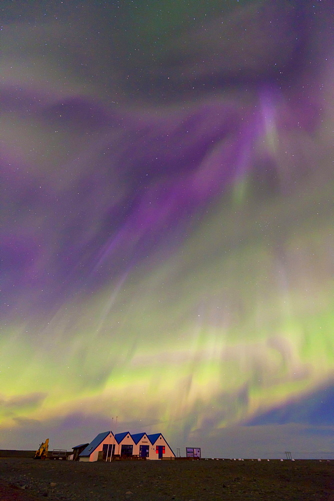Northern Lights Southern Iceland Iceland Europe Nature Scenery