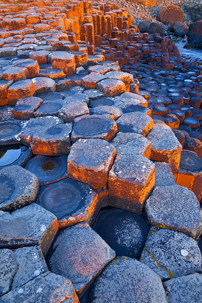 The Giant's Causeway is located on the northern coast of County Antrim UNESCO world heritage Ocean Scenery Travel