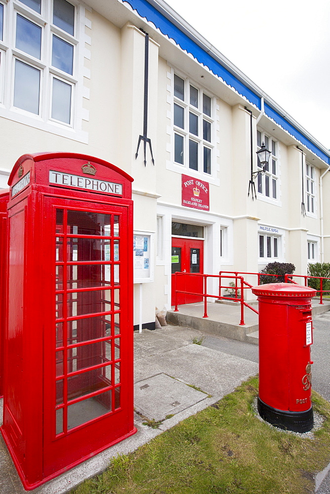 The Post Office in Port Stanley, the capital of the Falkland Islands.