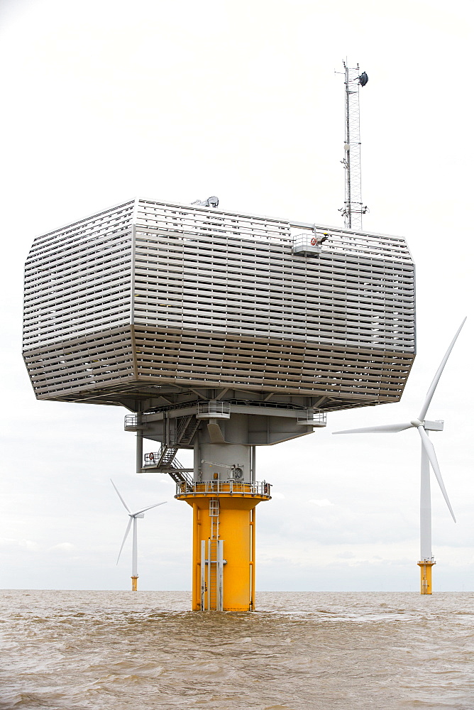 Gunfleet Sands offshore wind farm, including the sub station is owned and operated by Dong energy. It consists of 48 turbines off Brightlingsea in essex, UK, and has a capacity of 172 MW, enough to power 125,000 homes