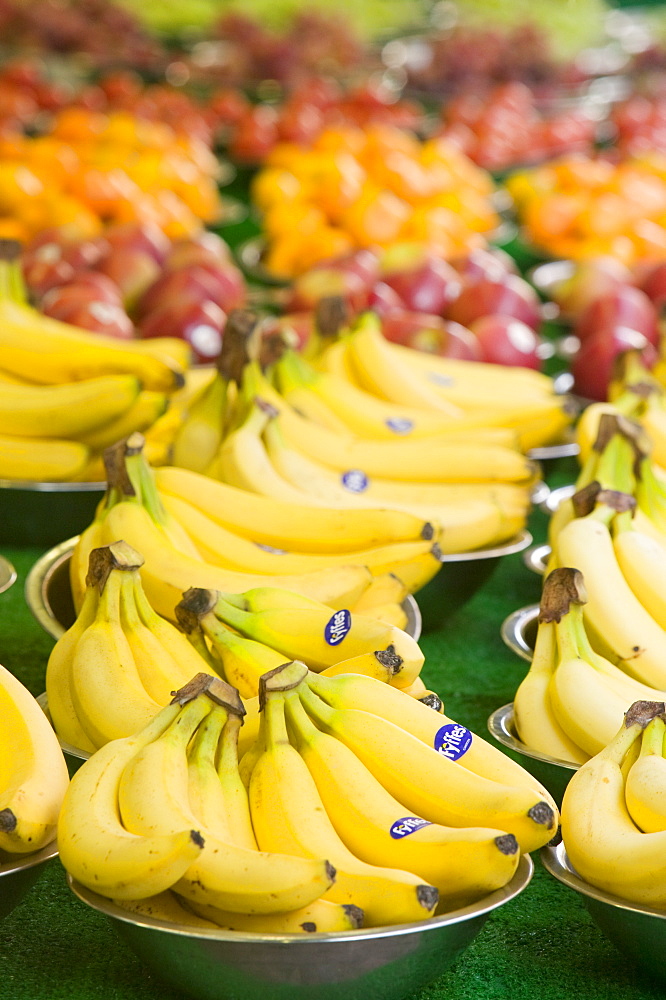 Fruit on a market stall, United Kingdom, Europe