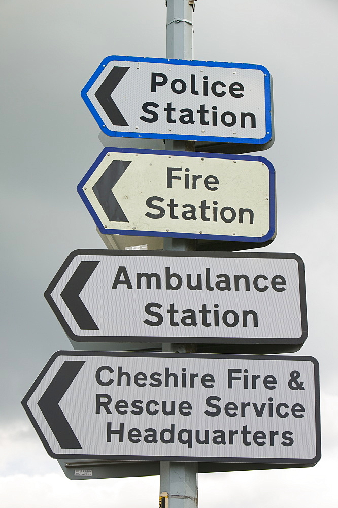 Signs in Cheshire, England, United Kingdom, Europe