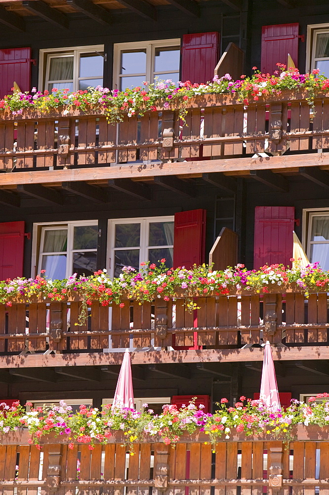 A chalet in Zermatt, Switzerland, Europe