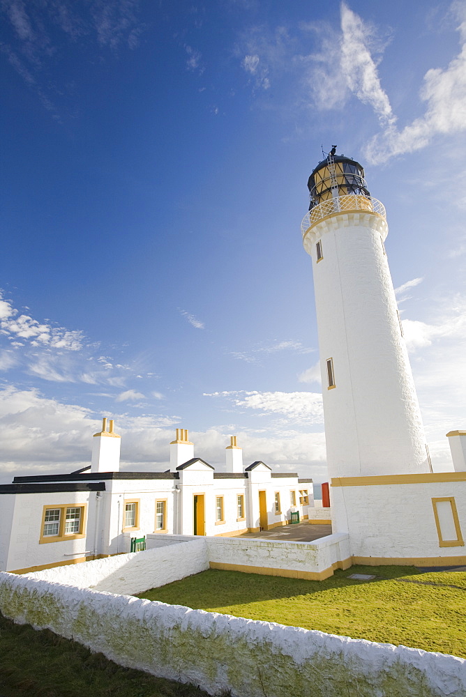 The Mull of Galloway lighthouse on Scotlands most southerly tip, Scotland, United Kingdom, Europe