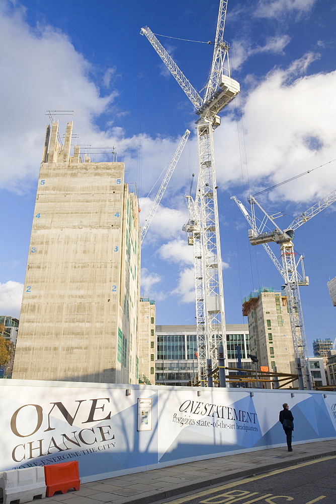 New development near the Bank of England in London, England, United Kingdom, Europe