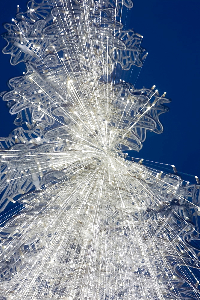 A Christmas tree in  Ambleside, Lake District, Cumbria, chatsworth house