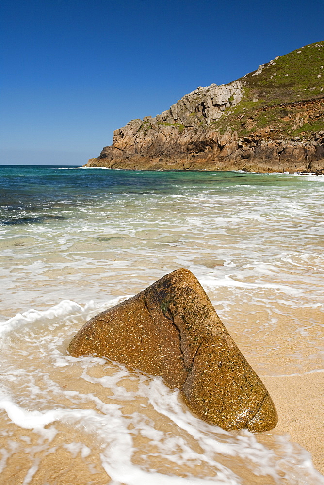 Portheras Cove near St. Just on the north Cornish coast, Cornwall, England, United Kingdom, Europe