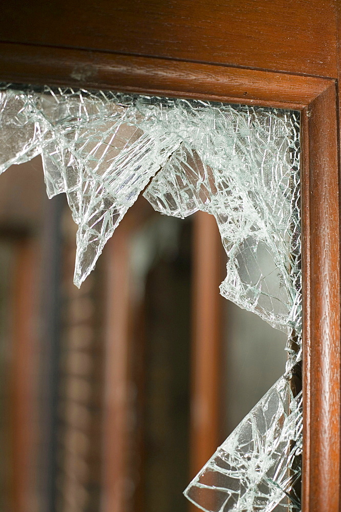 A house break-in in Carlisle, Cumbria, England, United Kingdom, Europe