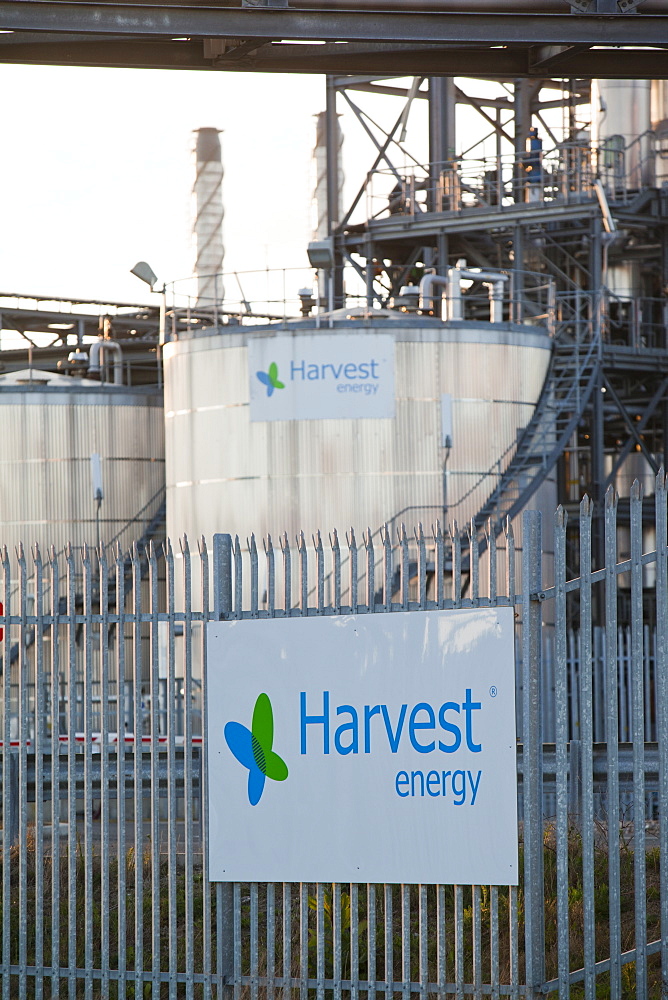 A biofuel production plant at Seal Sands on Teesside, England, United Kingdom, Europe