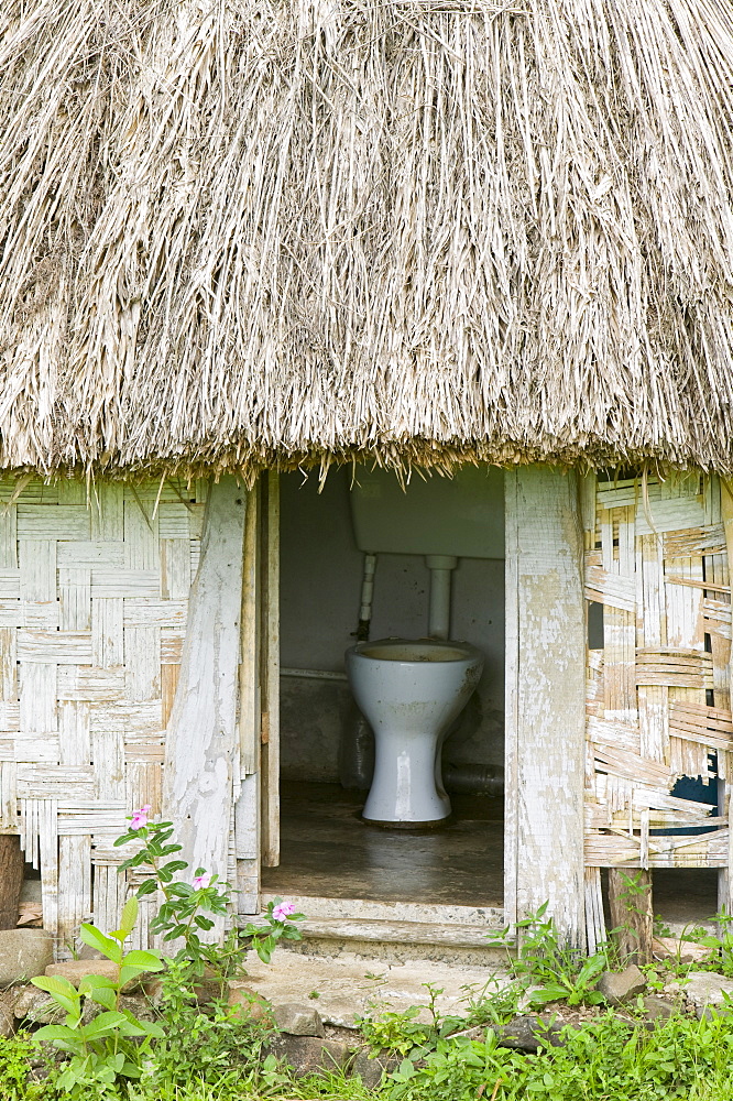 Navala village in the Fijian highlands, Fiji, Pacific