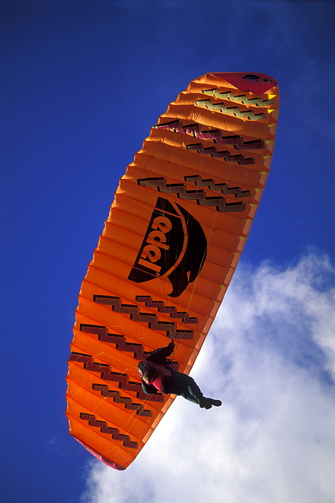 Parapenting, Newgale, Pembrokeshire, Wales, UK, Europe