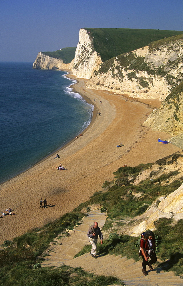 Durdle Door and Swyre Head, Dorset, England, UK, Europe