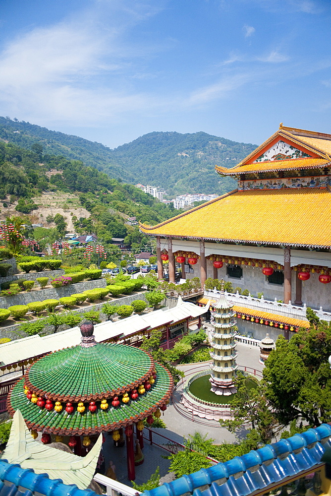 Dhammikarama Burmese Temple.  George Town, Thailand, Asia