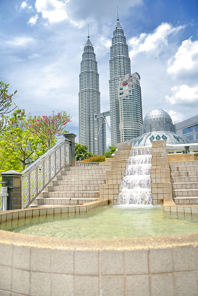 Petronas Towers.  Kuala Lumpur, Selangor, Malaysia, Asia