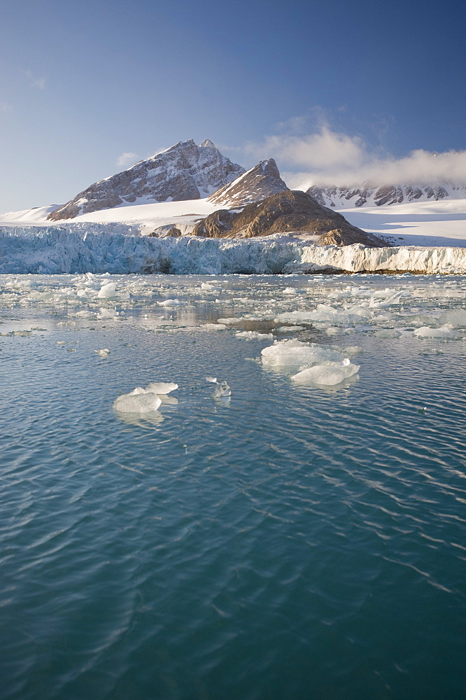 Icescape. Longyearbyne, Svalbard, Norway