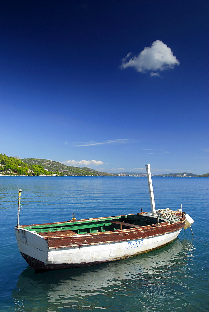 Small fishing boat. North (Nr Split) Croatia